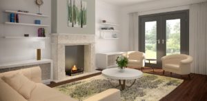 Custom Home Builder - Living Room