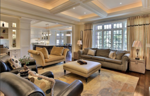 Custom Home - Living Room