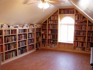 Custom Home Attic Reading Room